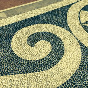 pavimento ciottolato mosaico - Tiziano Giovanni - Cadro - Lugano - Ticino